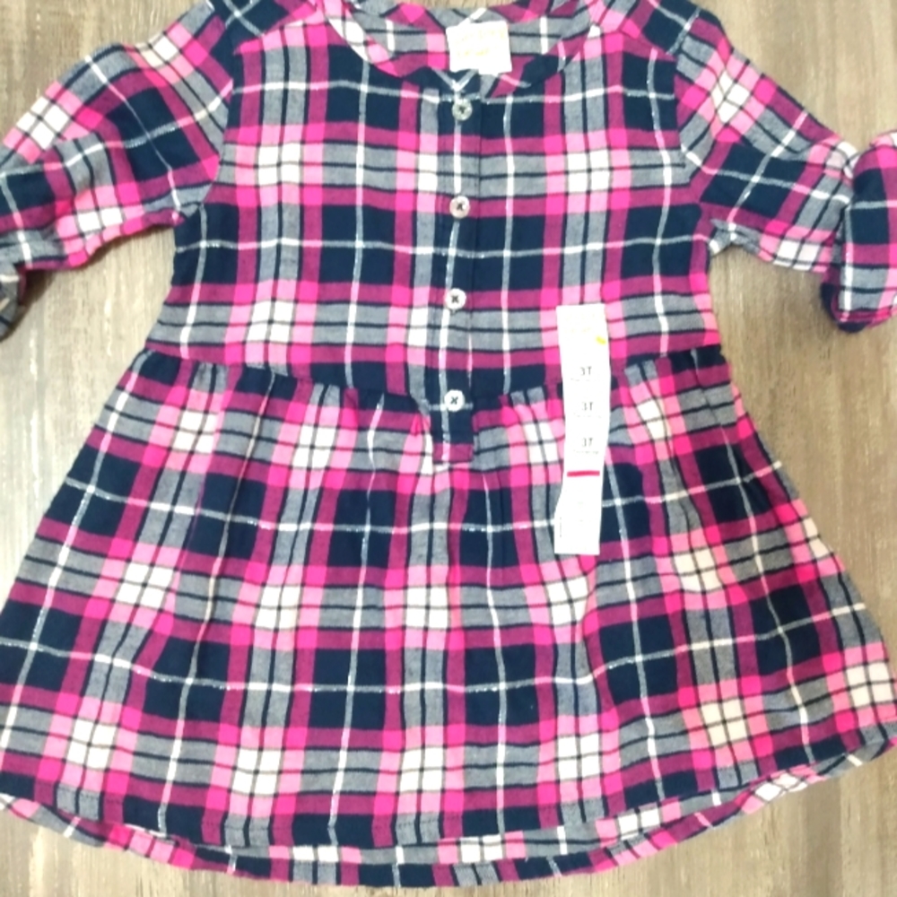 Woven Babydoll Plaid Flannel
